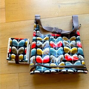 Oral Kiely baby bag / diaper bag. BRAND NEW. Comes with changing pad.
